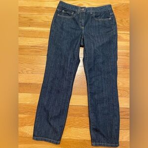 Boden 5-pocket‎ straight leg blue jeans, size 4
